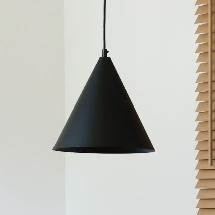 Duolla - Lámpara colgante con cable IRONLINE 1xG9/3W/230V Ø 25 cm negra