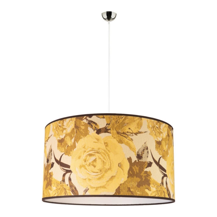 Duolla - Lámpara colgante CONSTANCE 1xE27/40W/230V diá. 45 cm amarillo