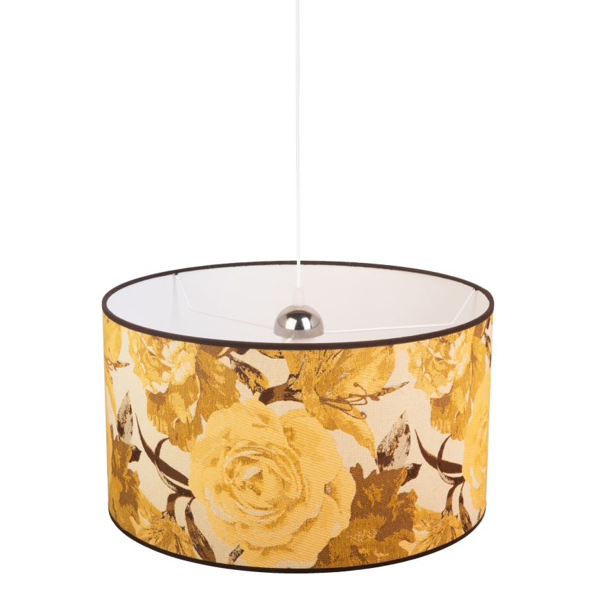 Duolla - Lámpara colgante CONSTANCE 1xE27/40W/230V diá. 45 cm amarillo