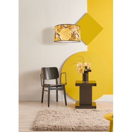Duolla - Lámpara colgante CONSTANCE 1xE27/40W/230V diá. 45 cm amarillo