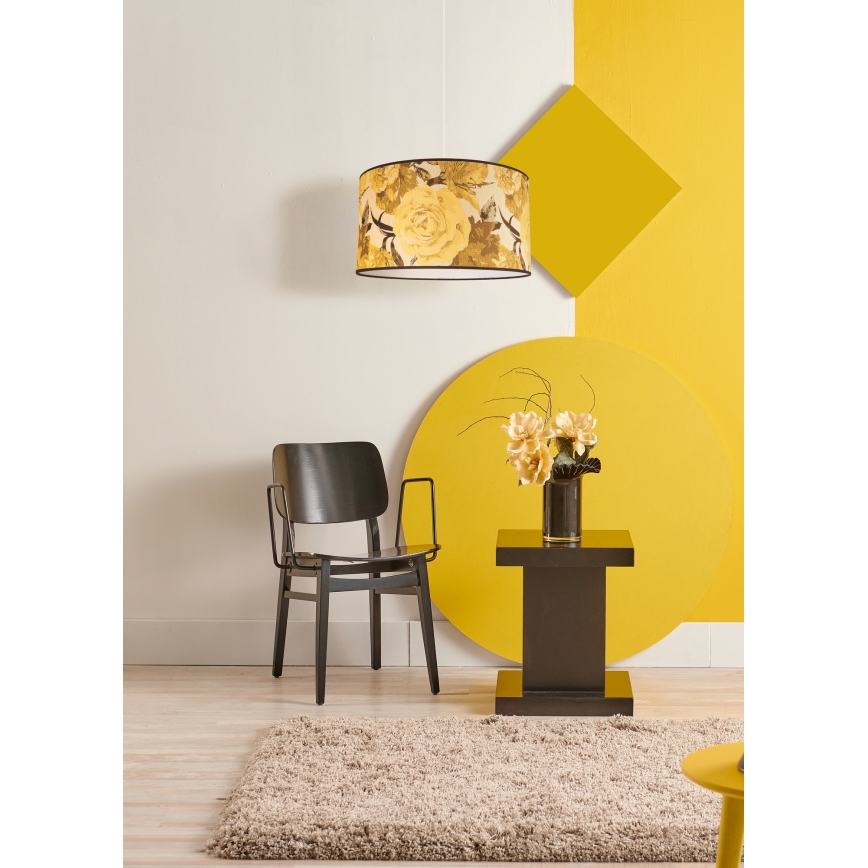 Duolla - Lámpara colgante CONSTANCE 1xE27/40W/230V diá. 45 cm amarillo