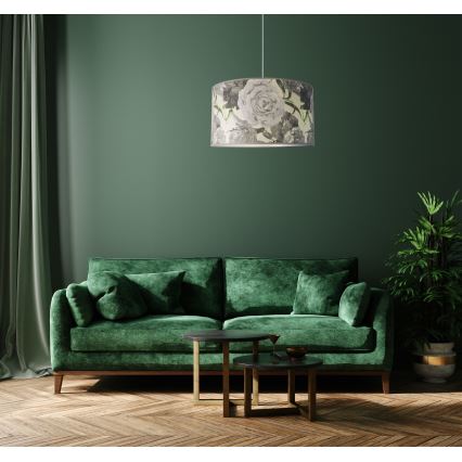 Duolla - Lámpara colgante CONSTANCE 1xE27/40W/230V diá. 45 cm gris