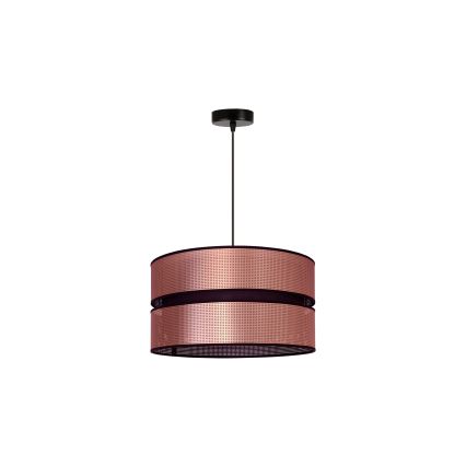 Duolla - Lámpara colgante COPPER SHINY 1xE27/15W/230V diá. 40 cm cobre/negro