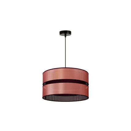 Duolla - Lámpara colgante COPPER SHINY 1xE27/15W/230V diá. 40 cm cobre/negro