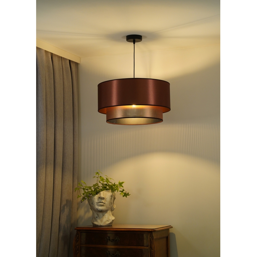 Duolla - Lámpara colgante COPPER SHINY 1xE27/15W/230V diá. 45 cm cobre