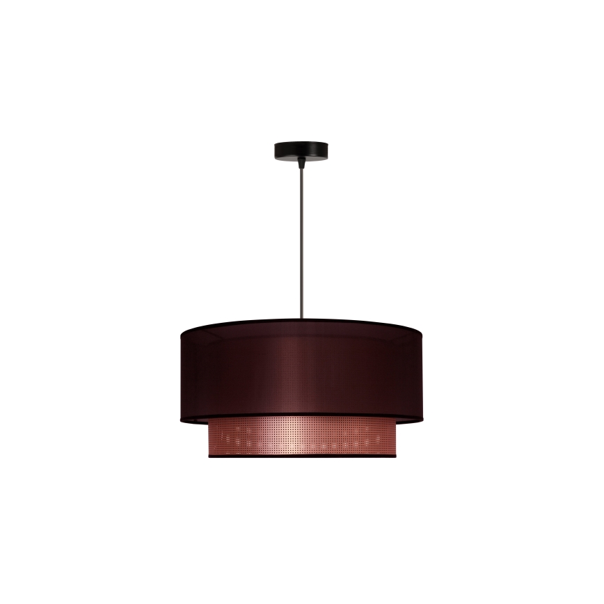 Duolla - Lámpara colgante COPPER SHINY 1xE27/15W/230V diá. 45 cm marrón/cobre
