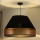 Duolla - Lámpara colgante COPPER SHINY 1xE27/15W/230V diá. 60 cm negro/cobre
