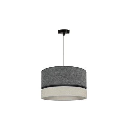 Duolla - Lámpara colgante DOUBLE 1xE27/15W/230V diá. 40 cm gris