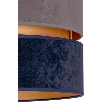 Duolla - Lámpara colgante DUO 1xE27/15W/230V diá. 40 cm azul