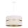 Duolla - Lámpara colgante DUO 1xE27/15W/230V diá. 40 cm color crema/dorado