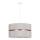 Duolla - Lámpara colgante DUO 1xE27/15W/230V diá. 40 cm color crema/dorado