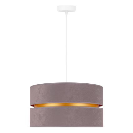 Duolla - Lámpara colgante DUO 1xE27/15W/230V diá. 40 cm gris