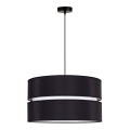 Duolla - Lámpara colgante DUO 1xE27/15W/230V diá. 40 cm negro/blanco