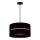 Duolla - Lámpara colgante DUO 1xE27/15W/230V diá. 40 cm negro/ratán
