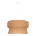 Duolla - Lámpara colgante ETNIC 1xE27/40W/230V diá. 45 cm beige