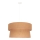Duolla - Lámpara colgante ETNIC 1xE27/40W/230V diá. 45 cm beige