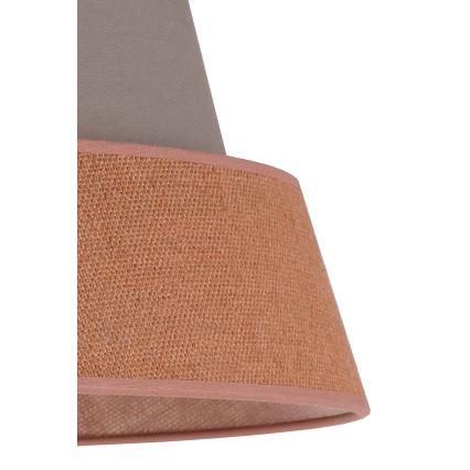 Duolla - Lámpara colgante GALAXY 1xE27/40W/230V diá. 50 cm gris/marrón