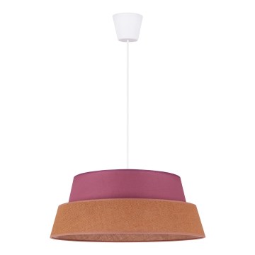 Duolla - Lámpara colgante GALAXY 1xE27/40W/230V diá. 50 cm rosa