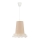 Duolla - Lámpara colgante infantil BALLET 1xE27/40W/230V diá. 21 cm beige