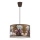 Duolla - Lámpara colgante infantil BEARS 1xE27/40W/230V diá. 35 cm