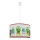 Duolla - Lámpara colgante infantil OWL 1xE27/15W/230V diá. 35 cm