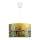 Duolla - Lámpara colgante infantil PARROTS 1xE27/40W/230V diá. 35 cm