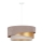 Duolla - Lámpara colgante KOBO 1xE27/15W/230V diá. 45 cm beige/dorado/color crema