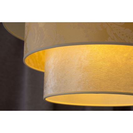 Duolla - Lámpara colgante LUNETA 1xE27/40W/230V diá. 45 cm color crema
