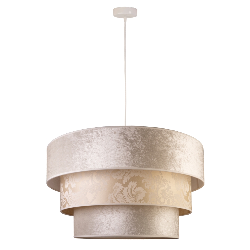 Duolla - Lámpara colgante LUNETA 1xE27/40W/230V diá. 45 cm color crema