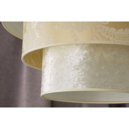 Duolla - Lámpara colgante LUNETA 1xE27/40W/230V diá. 45 cm color crema