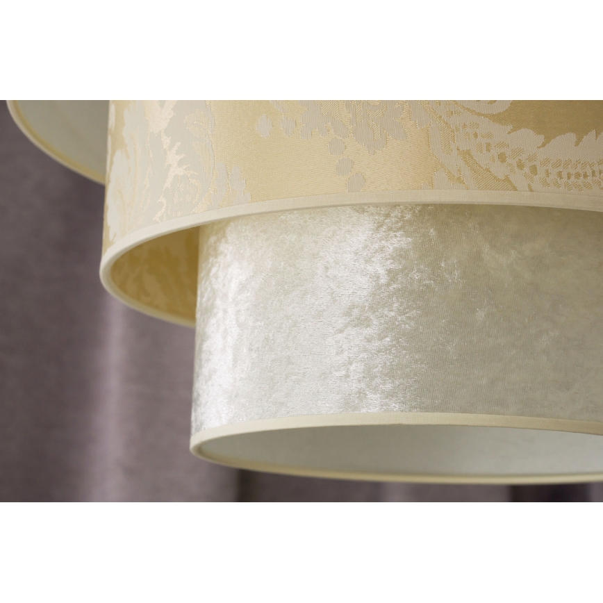 Duolla - Lámpara colgante LUNETA 1xE27/40W/230V diá. 45 cm color crema