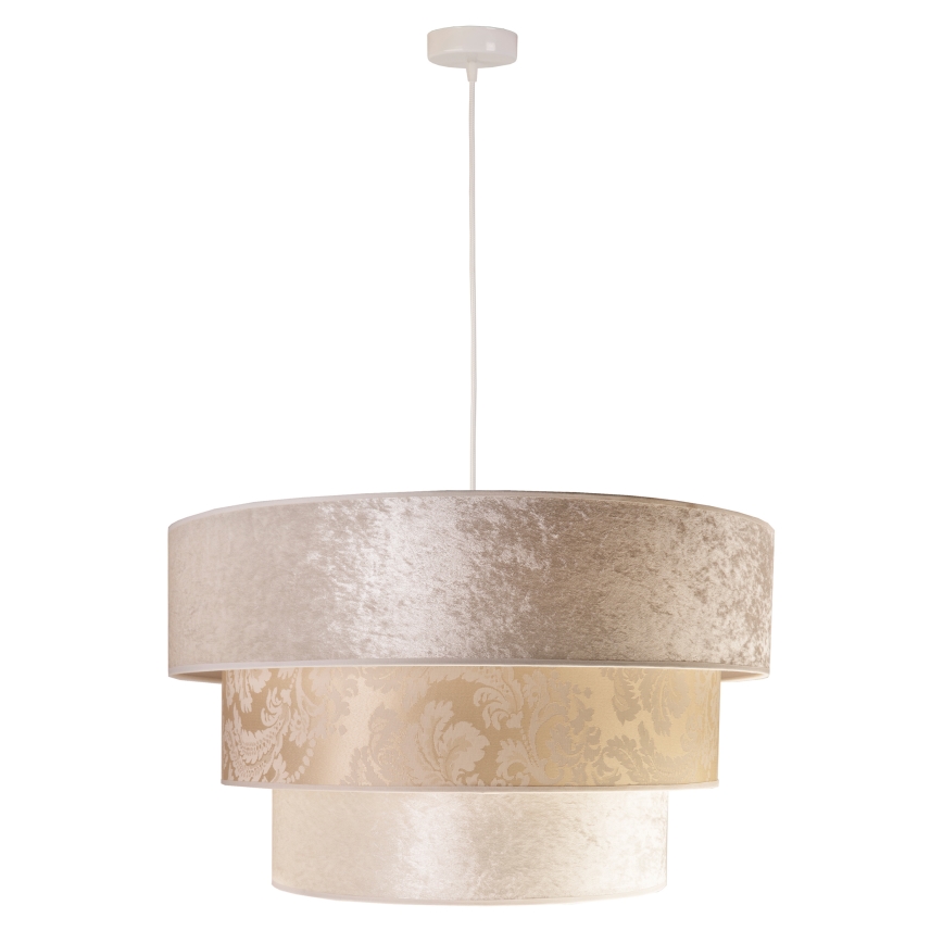 Duolla - Lámpara colgante LUNETA 1xE27/40W/230V diá. 45 cm color crema