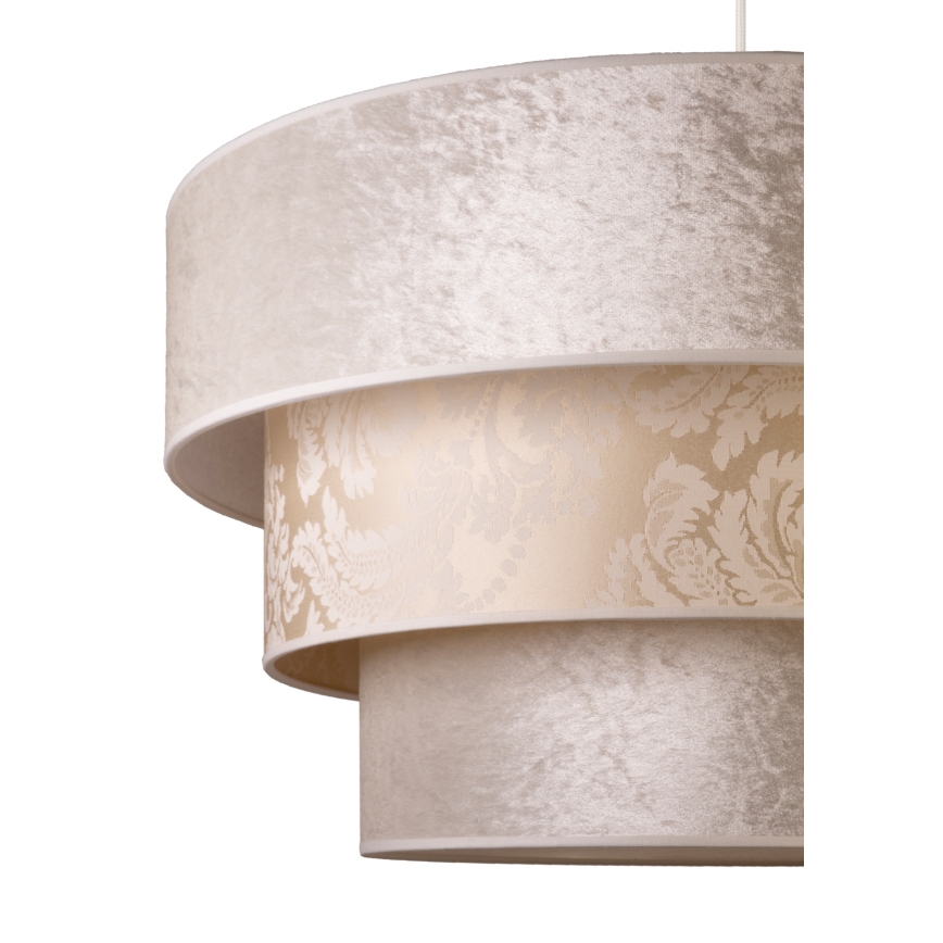 Duolla - Lámpara colgante LUNETA 1xE27/40W/230V diá. 45 cm color crema