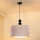 Duolla - Lámpara colgante LYON 1xE27/15W/230V diá. 40 cm beige