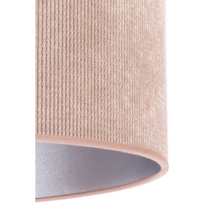 Duolla - Lámpara colgante LYON 1xE27/15W/230V diá. 40 cm beige