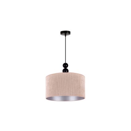 Duolla - Lámpara colgante LYON 1xE27/15W/230V diá. 40 cm beige