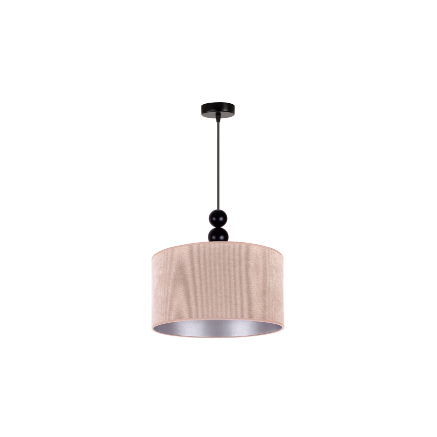 Duolla - Lámpara colgante LYON 1xE27/15W/230V diá. 40 cm beige