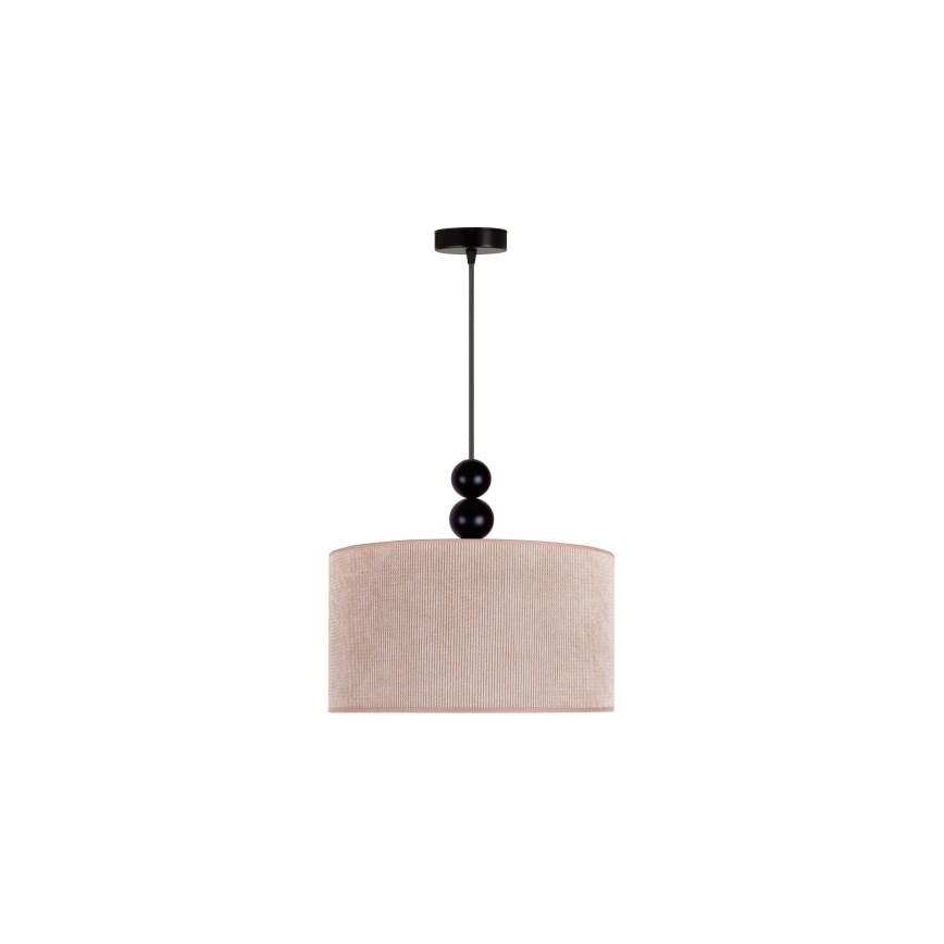 Duolla - Lámpara colgante LYON 1xE27/15W/230V diá. 40 cm beige