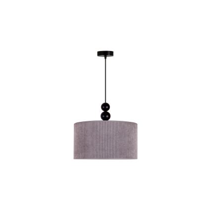 Duolla - Lámpara colgante LYON 1xE27/15W/230V diá. 40 cm gris