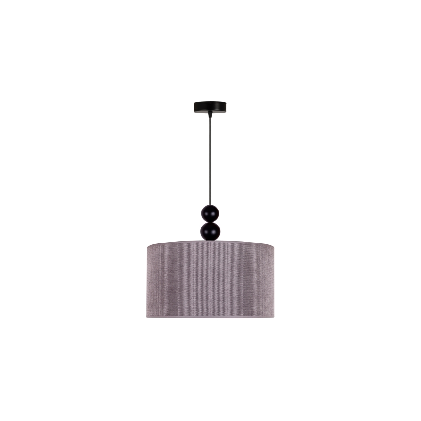 Duolla - Lámpara colgante LYON 1xE27/15W/230V diá. 40 cm gris