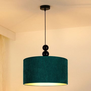 Duolla - Lámpara colgante LYON 1xE27/15W/230V diá. 40 cm verde