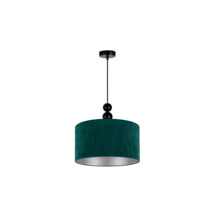 Duolla - Lámpara colgante LYON 1xE27/15W/230V diá. 40 cm verde