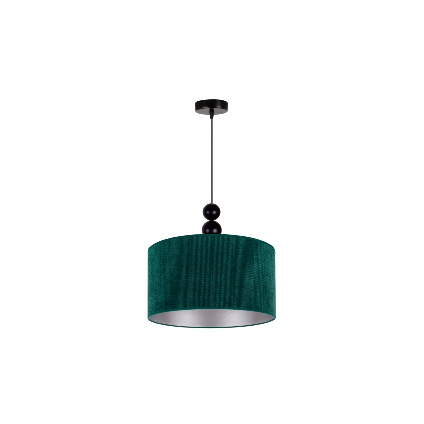 Duolla - Lámpara colgante LYON 1xE27/15W/230V diá. 40 cm verde