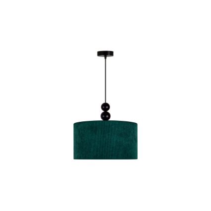 Duolla - Lámpara colgante LYON 1xE27/15W/230V diá. 40 cm verde