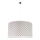 Duolla - Lámpara colgante MAROKO 1xE27/40W/230V diá. 45 cm blanco/negro