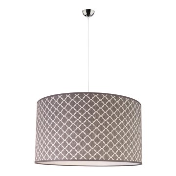 Duolla - Lámpara colgante MAROKO 1xE27/40W/230V diá. 45 cm gris