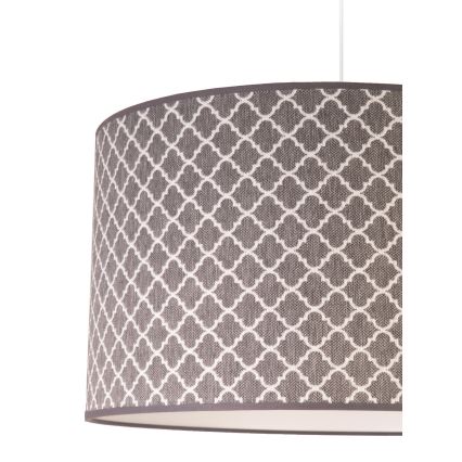 Duolla - Lámpara colgante MAROKO 1xE27/40W/230V diá. 45 cm gris