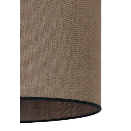Duolla - Lámpara colgante ROLLER 1xE27/15W/230V diá. 40 cm marrón/negro