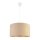 Duolla - Lámpara colgante ROLLER 1xE27/40W/230V diá. 40 cm beige