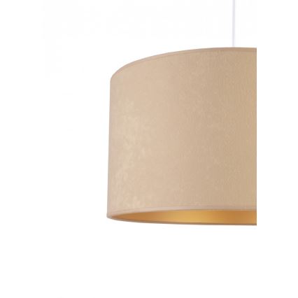 Duolla - Lámpara colgante ROLLER 1xE27/40W/230V diá. 40 cm beige